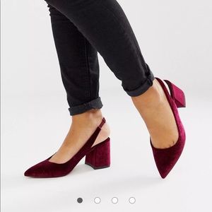 ASOS DESIGN Samson Slingback Heels